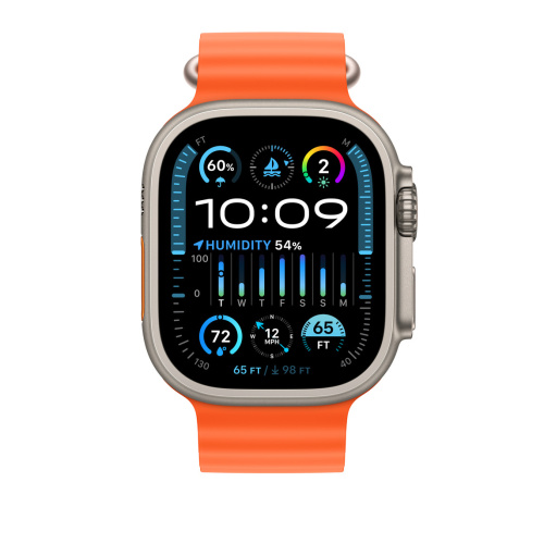 Ремешок для Apple Watch Ultra 49mm Orange Ocean Band - One Size (Оранжевый) - GorbTech