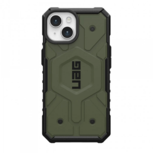 Поликарбонатный чехол UAG Pathfinder MagSafe для iPhone 15 Plus Olive Drab (Оливковый) - GorbTech