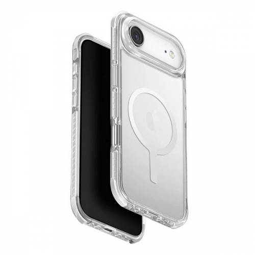 Чехол Uniq Hybrid Airsuit MagSafe для iPhone Air Glossy Clear/White - GorbTech