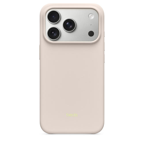 Чехол Beats iPhone 17 Pro Max Case with MagSafe and Camera Control – Lime Stone (Бежевый) - GorbTech