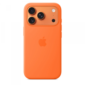 Силиконовый чехол Apple для iPhone 17 Pro Max Silicone Case with MagSafe – Orange (Оранжевый) - GorbTech