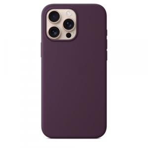 Силиконовый чехол Luxcopy для iPhone 16 Pro Max Silicone Case with MagSafe - Plum (Бордовый) - GorbTech