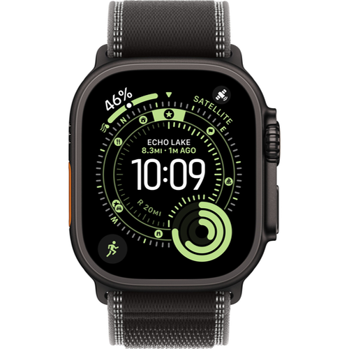 Смарт-часы Apple Watch Ultra 3 (2025) 49mm Black Titanium Case with Trail Loop Black/Charcoal (Черный/Угольный) - GorbTech