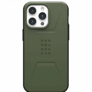 Полиуретановый чехол UAG Civilian MagSafe для iPhone 15 Pro Max Olive Drab (Оливковый) - GorbTech