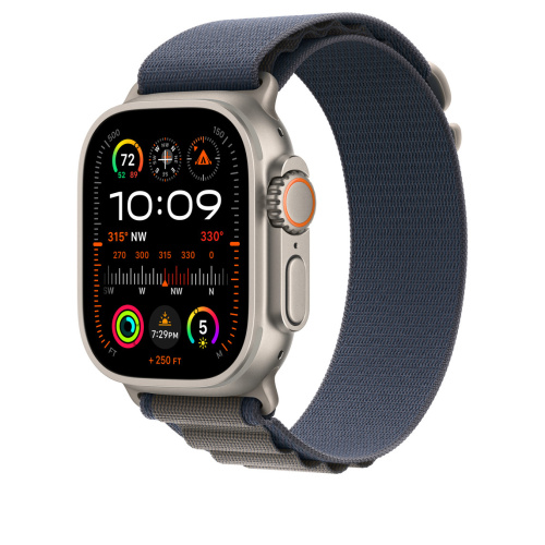 Ремешок для Apple Watch Ultra 49mm Blue Alpine Loop - Large (Синий) - GorbTech