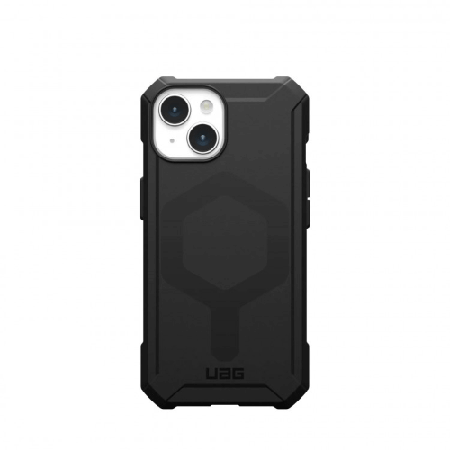 Полиуретановый чехол UAG Essential Armor MagSafe для iPhone 15 Black (Черный) - GorbTech