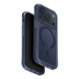 Чехол Uniq Combat MagSafe для iPhone 17 Pro Carbon Navy Blue - GorbTech