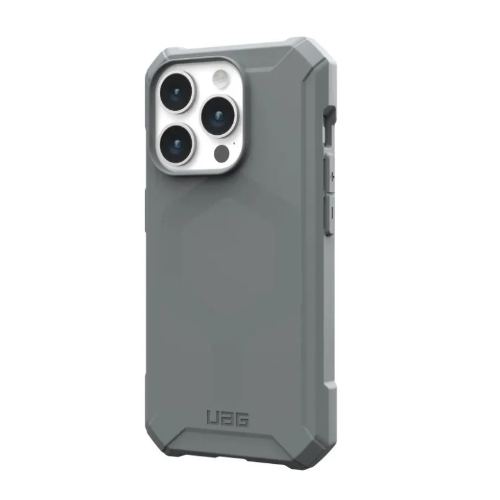 Полиуретановый чехол UAG Essential Armor MagSafe для iPhone 15 Pro Max Silver (Cеребристый) - GorbTech