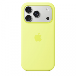 Силиконовый чехол Apple для iPhone 17 Pro Max Silicone Case with MagSafe – Neon Yellow (Желтый) - GorbTech