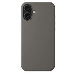Силиконовый чехол Luxcopy для iPhone 16 Plus Silicone Case with MagSafe - Stone Gray (Серый) - GorbTech