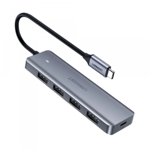 USB адаптер UGREEN 70336 4в1 CM219 (Серый) - GorbTech