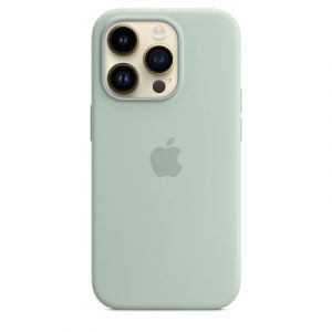 Чехол Apple для iPhone 14 Pro Silicone Case with MagSafe - Succulent (Зеленый) - GorbTech