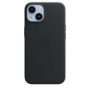 Чехол Apple для iPhone 14 Leather Case with MagSafe - Midnight (Черный) - GorbTech