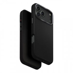 Чехол из искусственной кожи Uniq Lyden MagSafe для iPhone 17 Pro Max Dallas Black - GorbTech