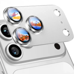 Защитное стекло на камеру Mossily для iPhone 17 Pro Max (Серебристый) - GorbTech