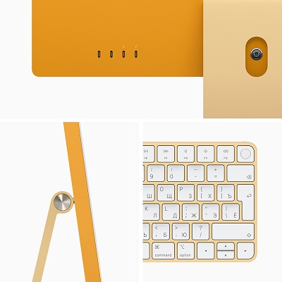 Моноблок Apple iMac 24 M3 (2023) Yellow (Желтый) (M3 8-core CPU/24GB/1Tb/10-Core GPU) - GorbTech