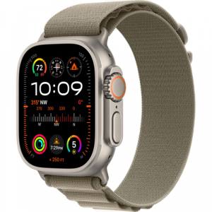Смарт-часы Apple Watch Ultra 2 (2023) 49mm Titanium Case with Alpine Loop Olive (Оливковый) - GorbTech