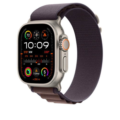 Ремешок для Apple Watch Ultra 49mm Indigo Alpine Loop - Medium (Бордовый) - GorbTech