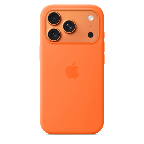 Силиконовый чехол Apple для iPhone 17 Pro Silicone Case with MagSafe – Orange (Оранжевый) - GorbTech
