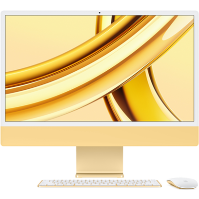 Моноблок Apple iMac 24 M3 (2023) Yellow (Желтый) (M3 8-core CPU/16GB/2Tb/10-Core GPU) - GorbTech
