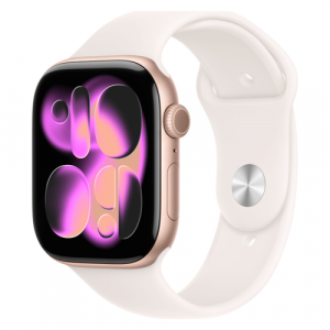 Смарт-часы Apple Watch Series 11 (GPS) 42mm Rose Gold Aluminum Case with Light Blush Sport Band (Розовое золото) - GorbTech
