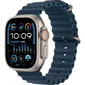 Смарт-часы Apple Watch Ultra 2 (2023) 49mm Titanium Case with Ocean Band Blue (Синий) - GorbTech