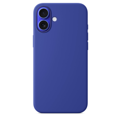Силиконовый чехол Luxcopy для iPhone 16 Silicone Case with MagSafe - Ultramarine (Синий) - GorbTech