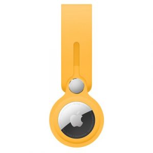 Силиконовый брелок-подвеска Apple для AirTag Sunflower (Ярко-желтый) - GorbTech