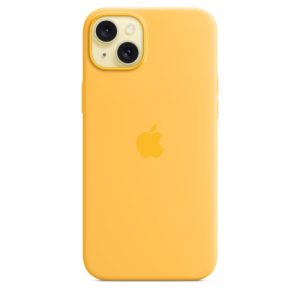 Силиконовый чехол Apple для iPhone 15 Plus Silicone Case with MagSafe - Sunshine (Желтый) - GorbTech