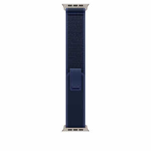 Ремешок для Apple Watch Ultra49mm Blue Trail Loop - S/M - Natural Titanium Finish (Синий) - GorbTech