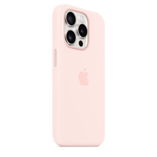 Силиконовый чехол Apple для iPhone 15 Pro Max Silicone Case with MagSafe - Light Pink (Розовый) - GorbTech