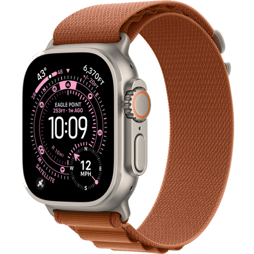 Смарт-часы Apple Watch Ultra 3 (2025) 49mm Natural Titanium Case with Alpine Loop Terra Cotta (Терракотовый) - GorbTech