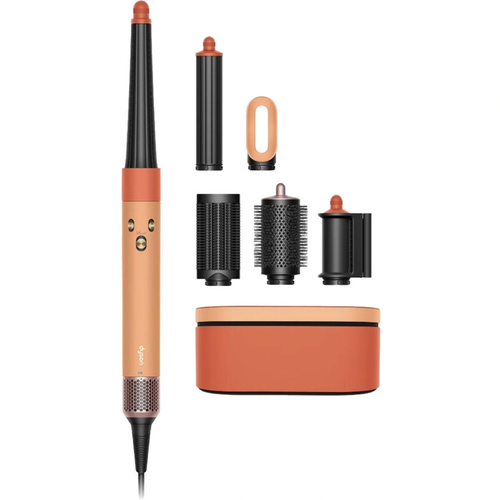 Стайлер Dyson Airwrap Complete Long HS08 id Straight+Wavy Ceramic Apricot/Topaz (Абрикосовый/Топаз) - GorbTech