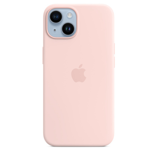 Чехол Apple для iPhone 14 Silicone Case with MagSafe - Chalk Pink (Розовый) - GorbTech