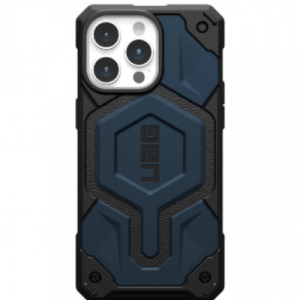 Полиуретановый чехол UAG Monarch Pro MagSafe для iPhone 15 Pro Max Mallard (Cиний) - GorbTech