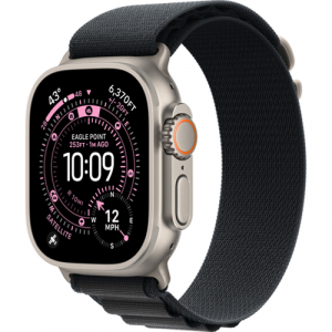 Смарт-часы Apple Watch Ultra 3 (2025) 49mm Natural Titanium Case with Alpine Loop Black (Черный) - GorbTech