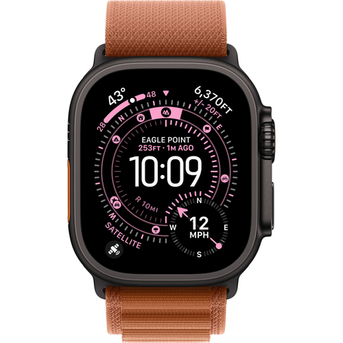 Смарт-часы Apple Watch Ultra 3 (2025) 49mm Black Titanium Case with Alpine Loop Terra Cotta (Терракотовый) - GorbTech