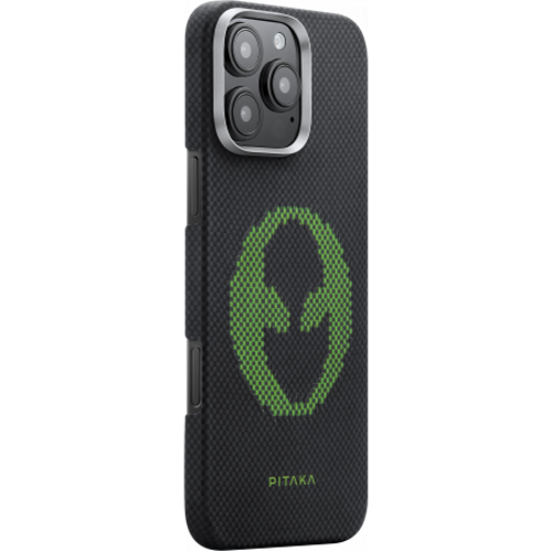 Чехол Pitaka Aries Tactile Woven Case для iPhone 16 Pro Max (Alien) - GorbTech
