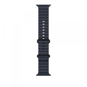 Ремешок для Apple Watch Ultra 49mm Navy Ocean Band - Black Titanium Finish (Синий) - GorbTech