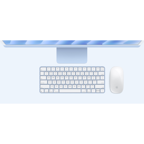 Моноблок Apple iMac 24 M4 (2024) Blue (Синий) (M4 10-core CPU/16GB/1Tb/10-Core GPU) - GorbTech