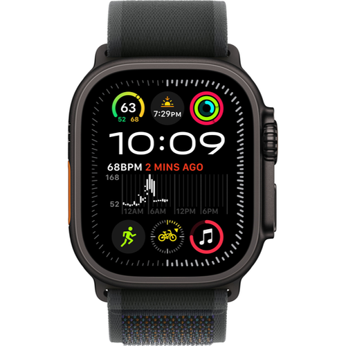 Смарт-часы Apple Watch Ultra 2 (2024) 49mm Black Titanium Case with Trail Loop Black (Черный) - GorbTech