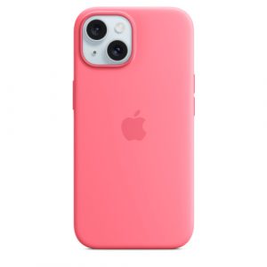 Силиконовый чехол Apple для iPhone 15 Silicone Case with MagSafe - Pink (Розовый) - GorbTech
