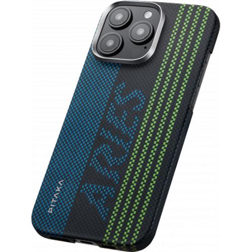 Чехол Pitaka Aries Tactile Woven Case для iPhone 16 Pro Max (Credit card) - GorbTech