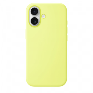Силиконовый чехол Luxcopy для iPhone 17 Silicone Case with MagSafe – Neon Yellow (Желтый) - GorbTech