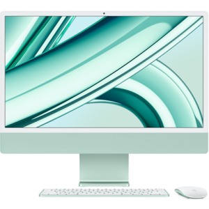 Моноблок Apple iMac 24 M3 (2023) Green (Зеленый) (M3 8-core CPU/8GB/256Gb/8-Core GPU) MQRA3 - GorbTech