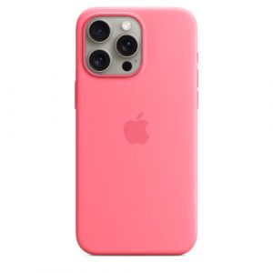 Силиконовый чехол Apple для iPhone 15 Pro Max Silicone Case with MagSafe - Pink (Розовый) - GorbTech