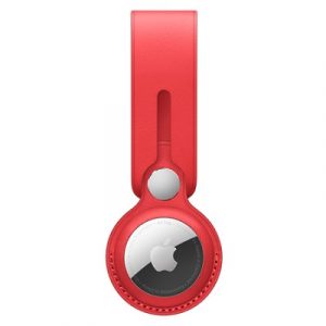 Кожаный брелок-подвеска Apple для AirTag Red (Красный) - GorbTech