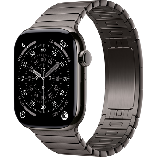 Смарт-часы Apple Watch Series 11 (GPS+Cellular) 42mm Slate Titanium Case with Slate Link Bracelet (Графитовый) - GorbTech