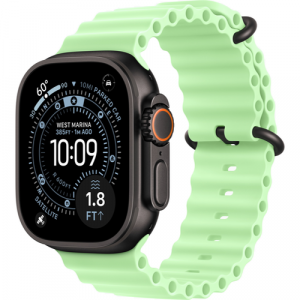 Смарт-часы Apple Watch Ultra 3 (2025) 49mm Black Titanium Case with Ocean Band Neon Green (Неоново-Зеленый) - GorbTech