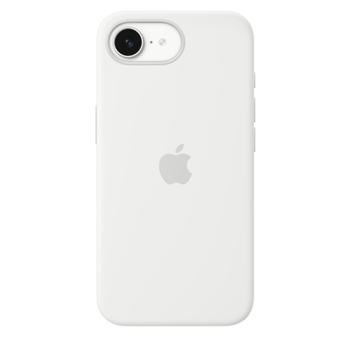 Силиконовый чехол Apple для iPhone 16e Silicone Case with MagSafe – White (Белый) - GorbTech